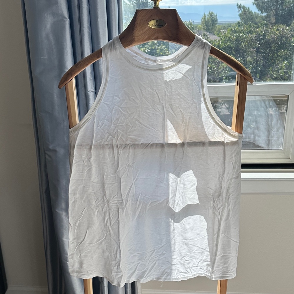 Lululemon Athletica White Tank Top